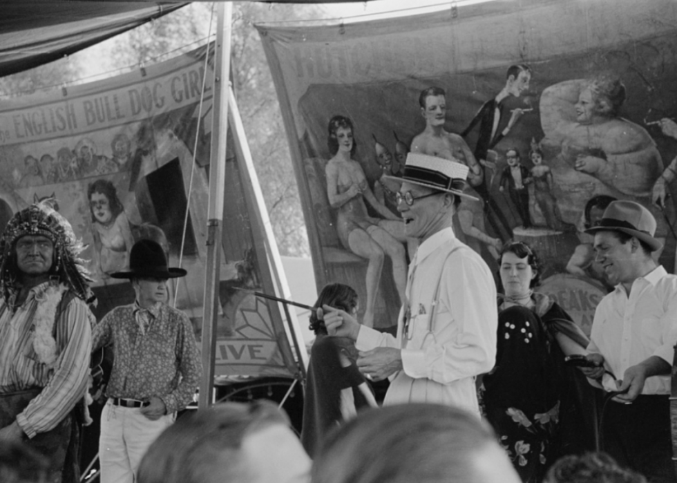 Photos historiques de l état et de la foire du comté de chaque état 