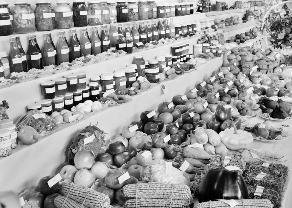 Photos historiques de l état et de la foire du comté de chaque état 