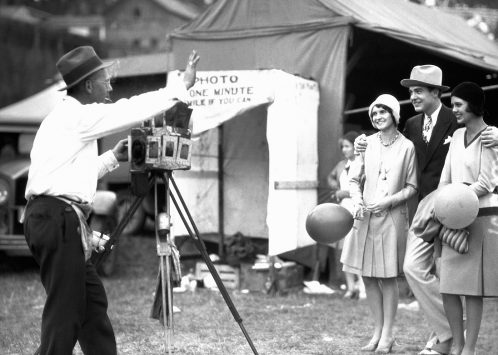 Photos historiques de l état et de la foire du comté de chaque état 