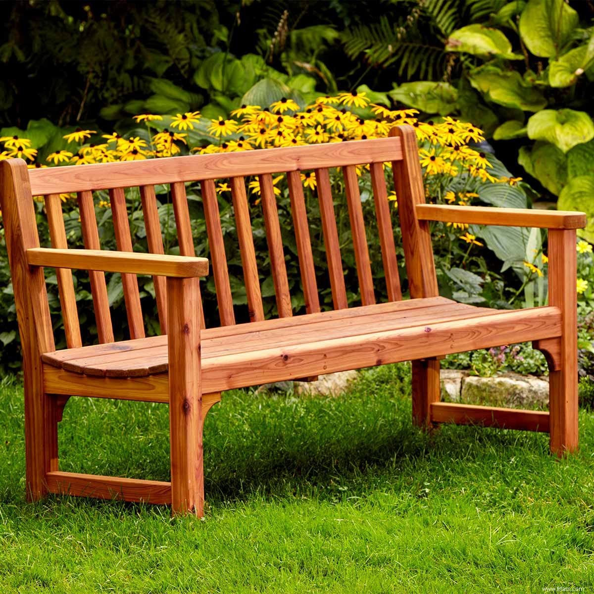 Projet de lecteur :Banc de jardin classique 