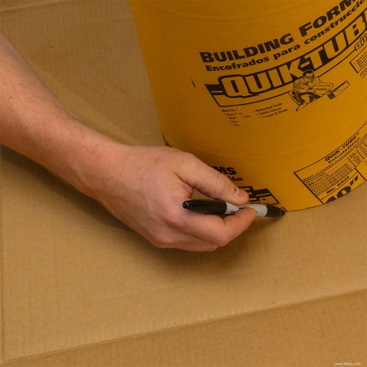 Stockage de papier d emballage de coffrage à béton 