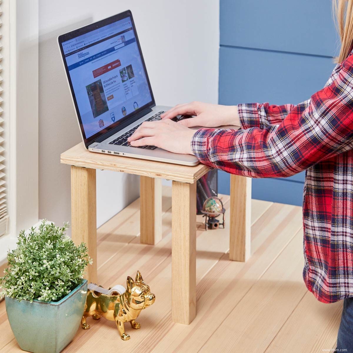 Faites ce bureau debout simple 