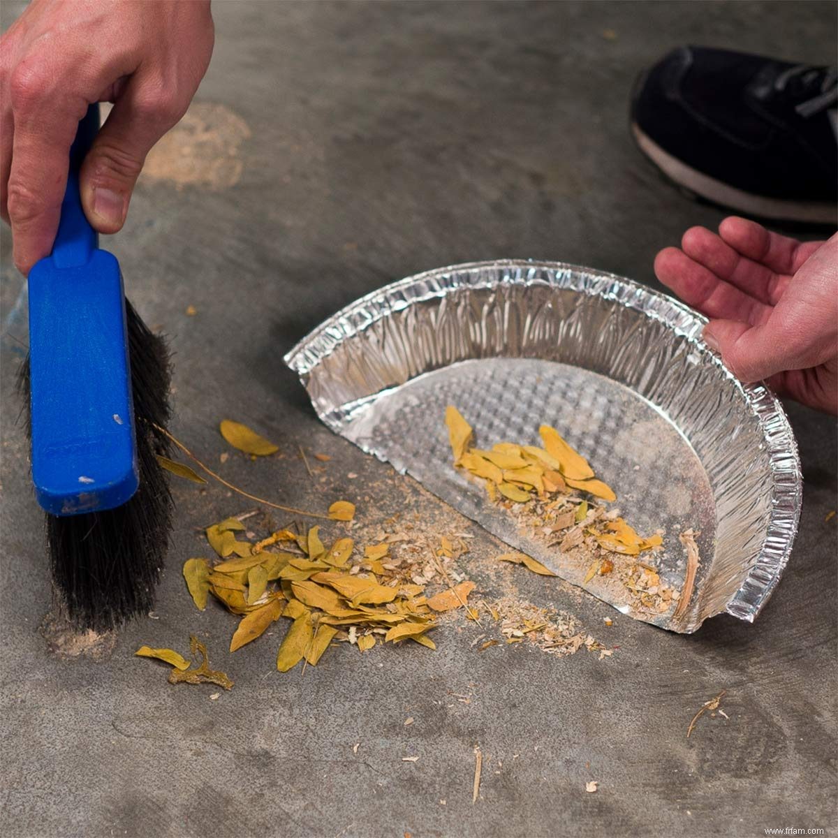 Pelle à poussière pour assiette à tarte 