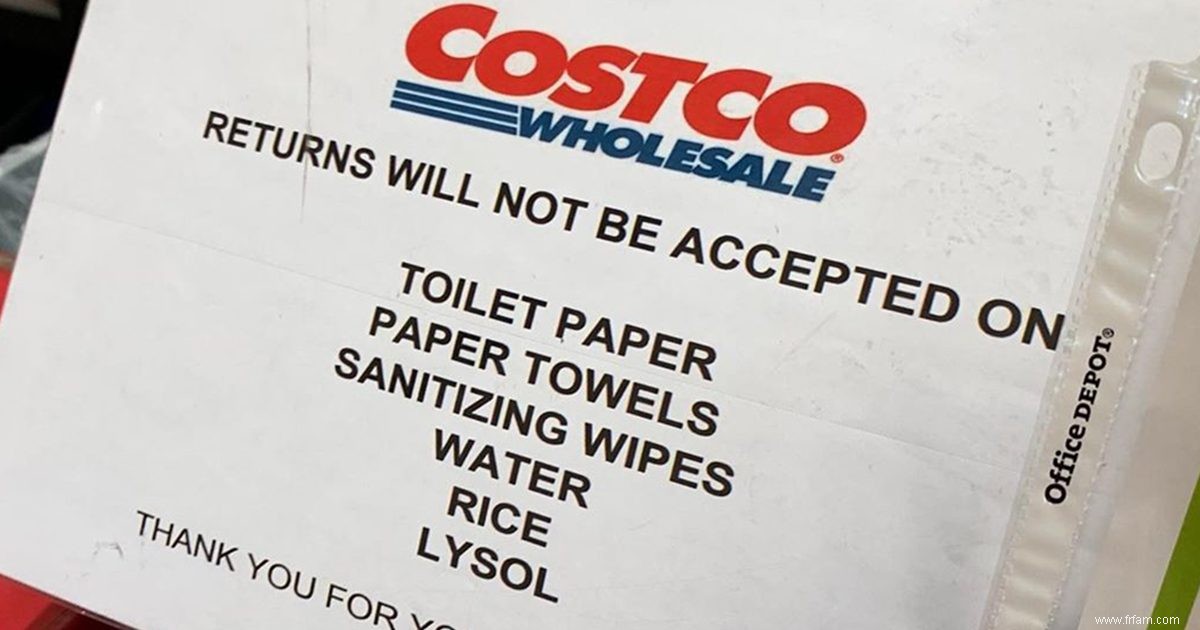 Costco ne laissera pas les acheteurs retourner du papier hygiénique et d autres articles très demandés 