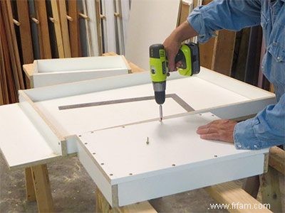 Construisez une table d extérieur avec le mélange de comptoir Quikrete 