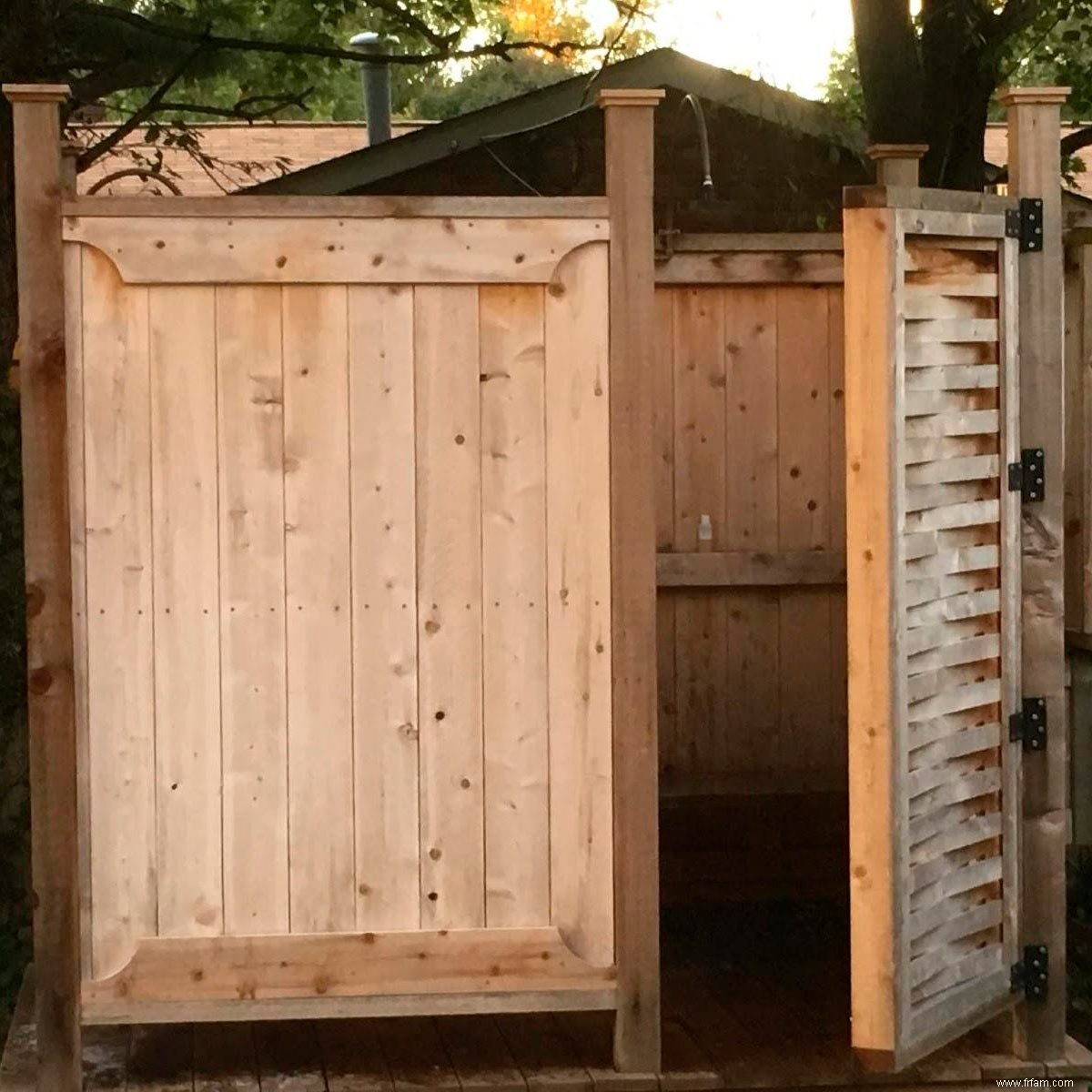 Projet de lecteur :douche extérieure à faire soi-même 