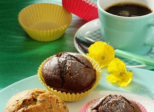 Muffins aux noix et aux amandes 