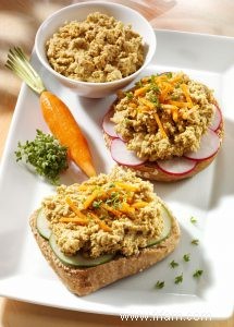 Petit-déjeuner du sportif à la tartinade de carottes 