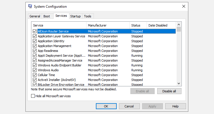 Comment effectuer un démarrage propre dans Windows 10 