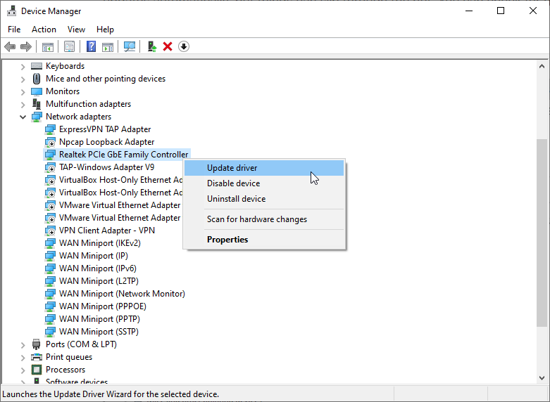 Comment réparer l échec de l état d alimentation du pilote dans Windows 10 