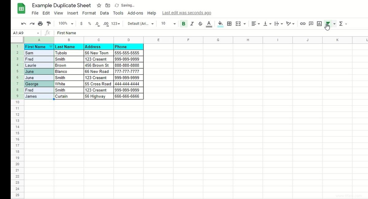 4 façons de supprimer les doublons dans Google Sheets 