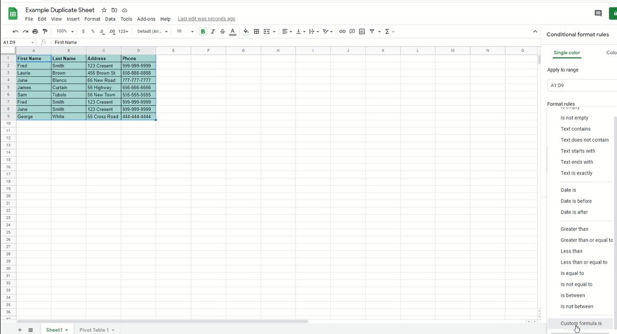 4 façons de supprimer les doublons dans Google Sheets 