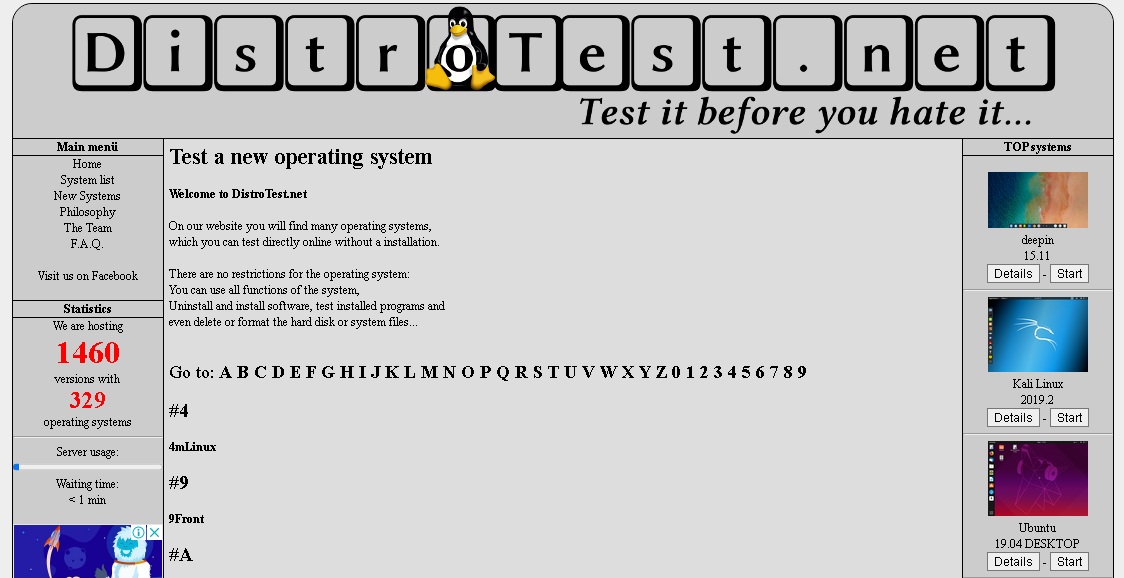 Comment tester n importe quelle distribution Linux sans l installer avec DistroTest 