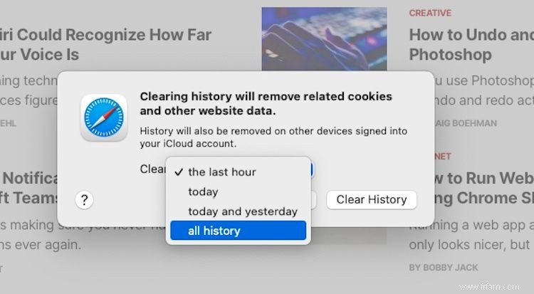 Comment réinitialiser Safari aux paramètres par défaut sur votre Mac 