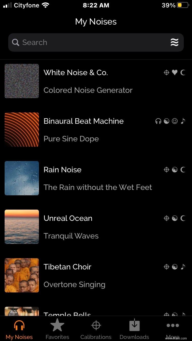 7 applications iPhone White Noise pour vous aider à dormir 