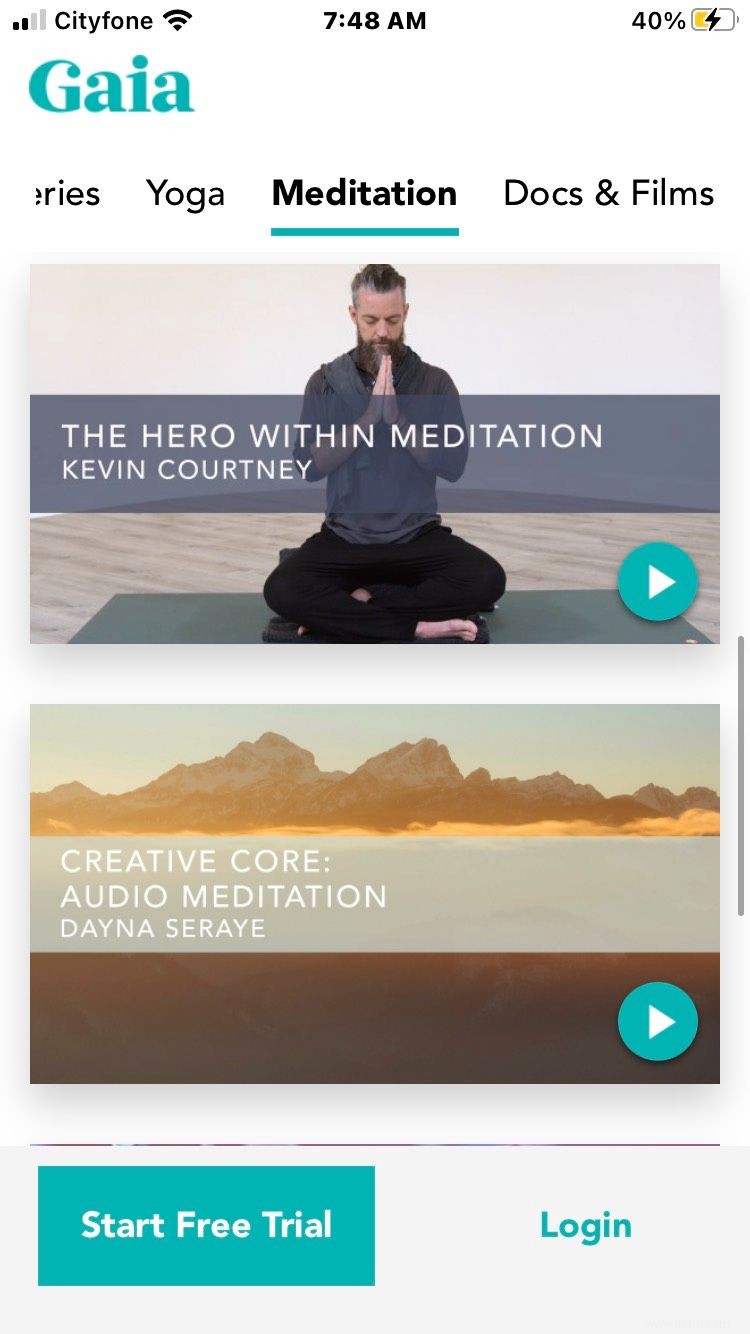 Les 10 meilleures applications iPhone pour le yoga 