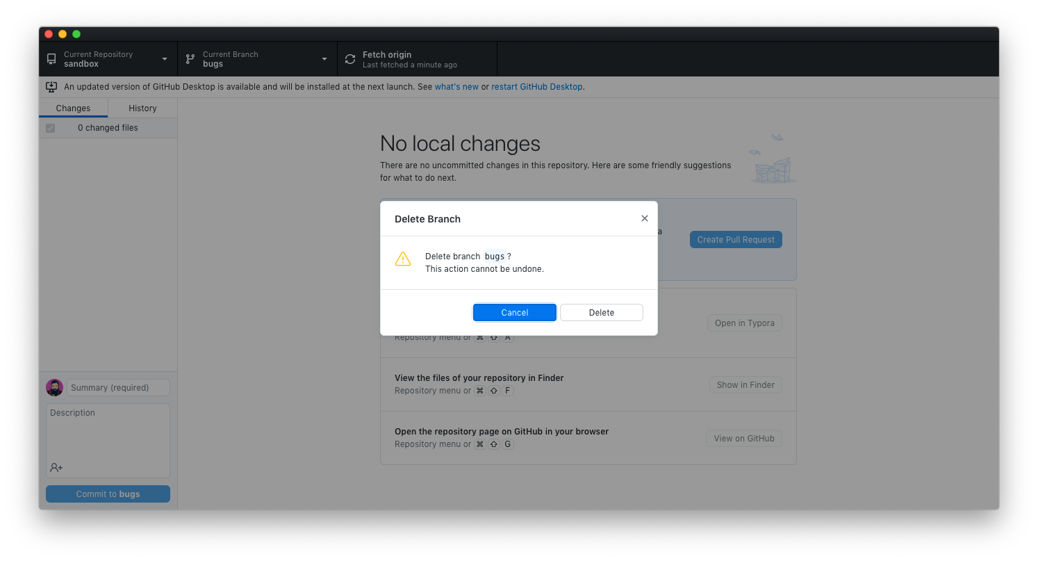 Comment supprimer une branche dans Git localement et à distance 