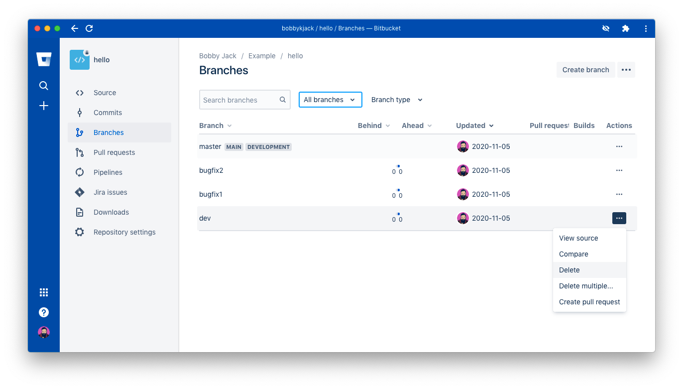 Comment supprimer une branche dans Git localement et à distance 