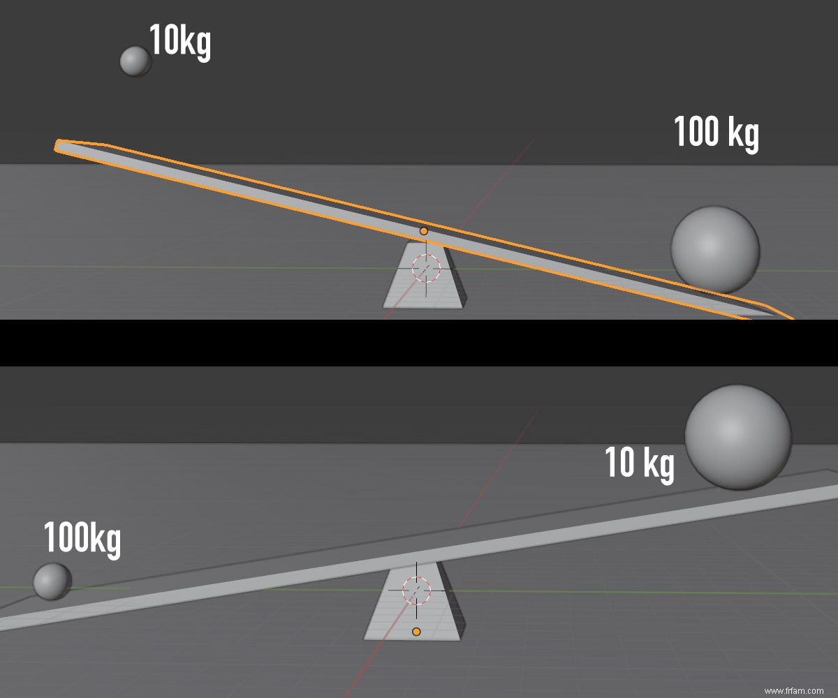 Premiers pas avec Blender :une introduction à la physique 