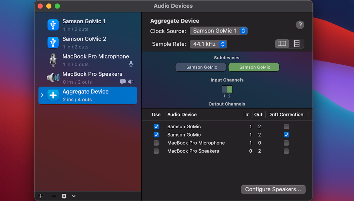 Comment enregistrer plusieurs micros USB à la fois sur GarageBand pour Mac 