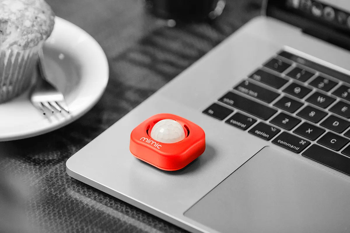 Le Mimic GO est une alarme portable avec détection de mouvement 