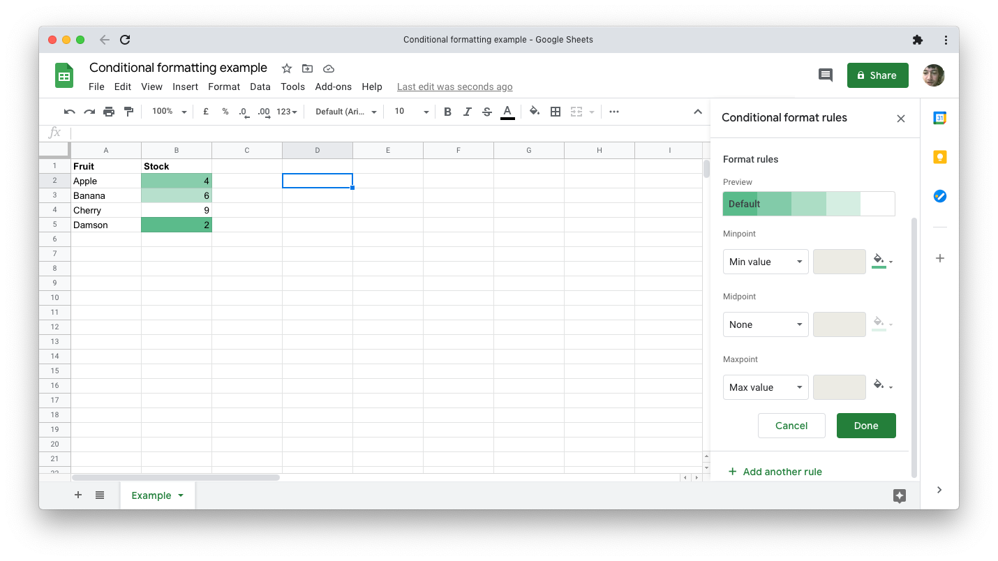 Comment utiliser la mise en forme conditionnelle dans Google Sheets 