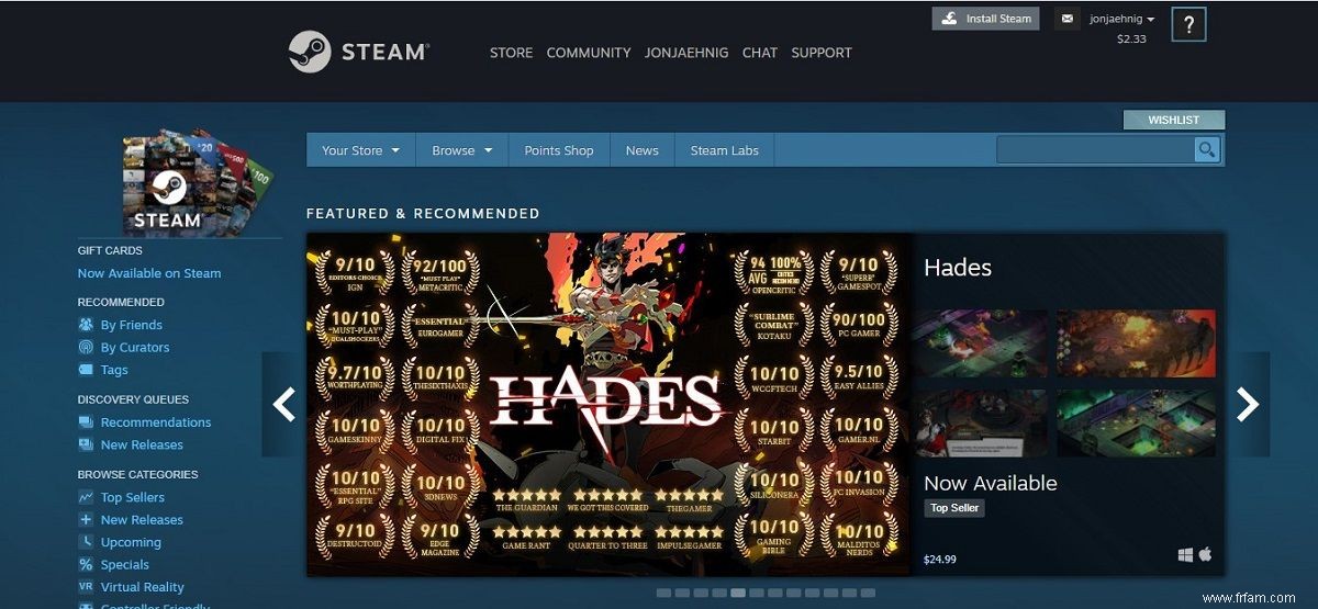 Comment envoyer des cartes-cadeaux Steam numériques à des amis 