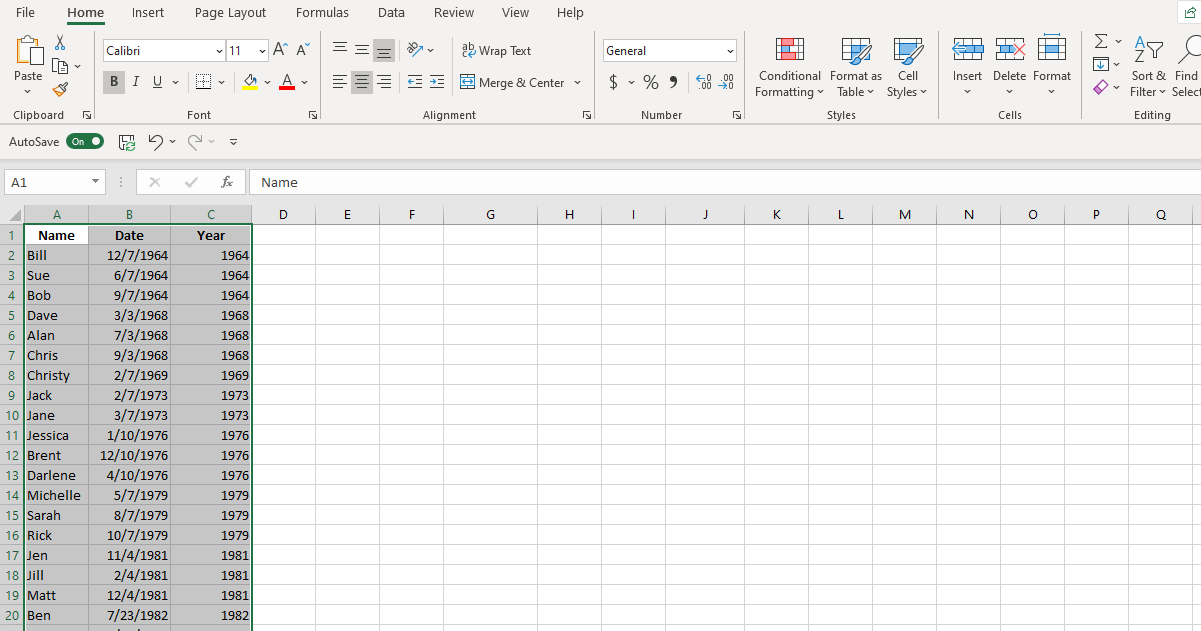 Comment trier par date dans Excel 