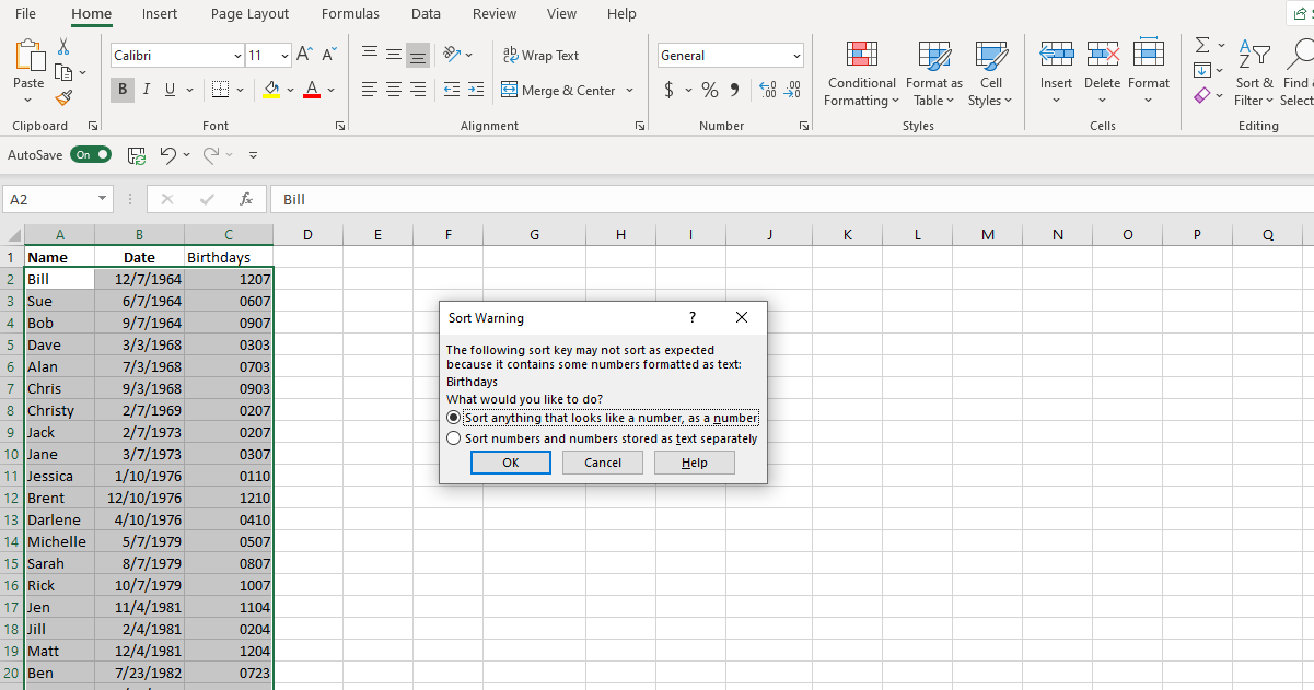 Comment trier par date dans Excel 