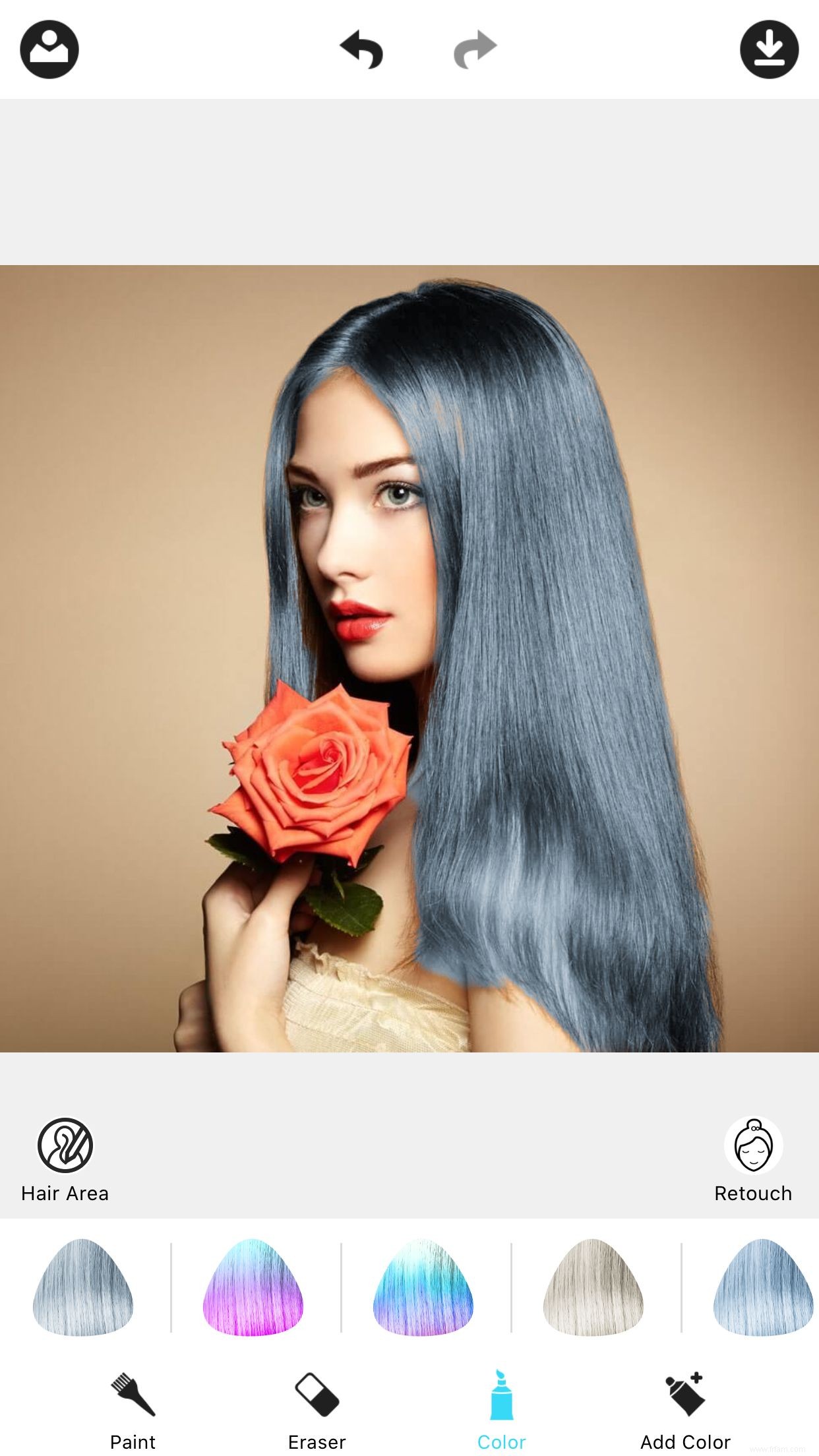 9 applications mobiles amusantes pour changer la couleur de vos cheveux sur les photos 