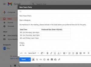 Comment ajouter un tableau à vos messages Gmail 