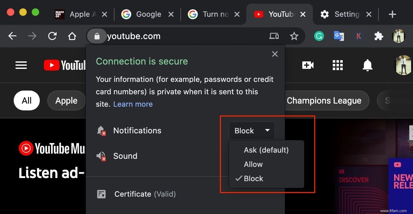 Vous ne recevez pas de notifications sur Google Chrome ? Voici 10 correctifs à essayer 