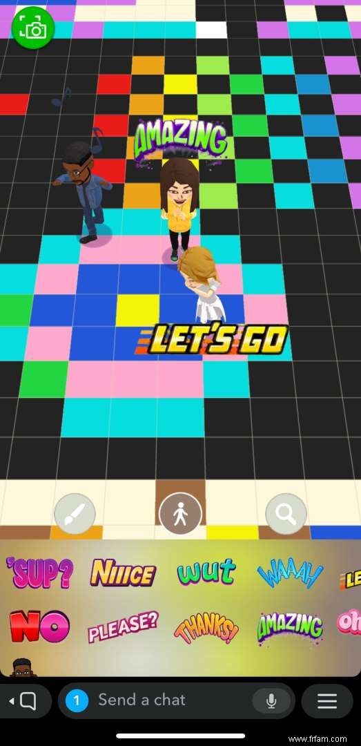 Snapchat présente un nouveau jeu multijoueur :Bitmoji Paint 