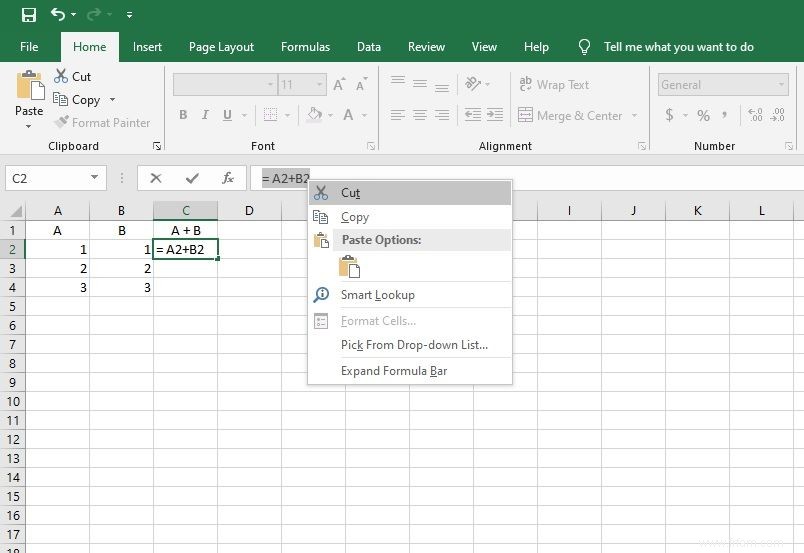 Comment copier des formules dans Microsoft Excel 