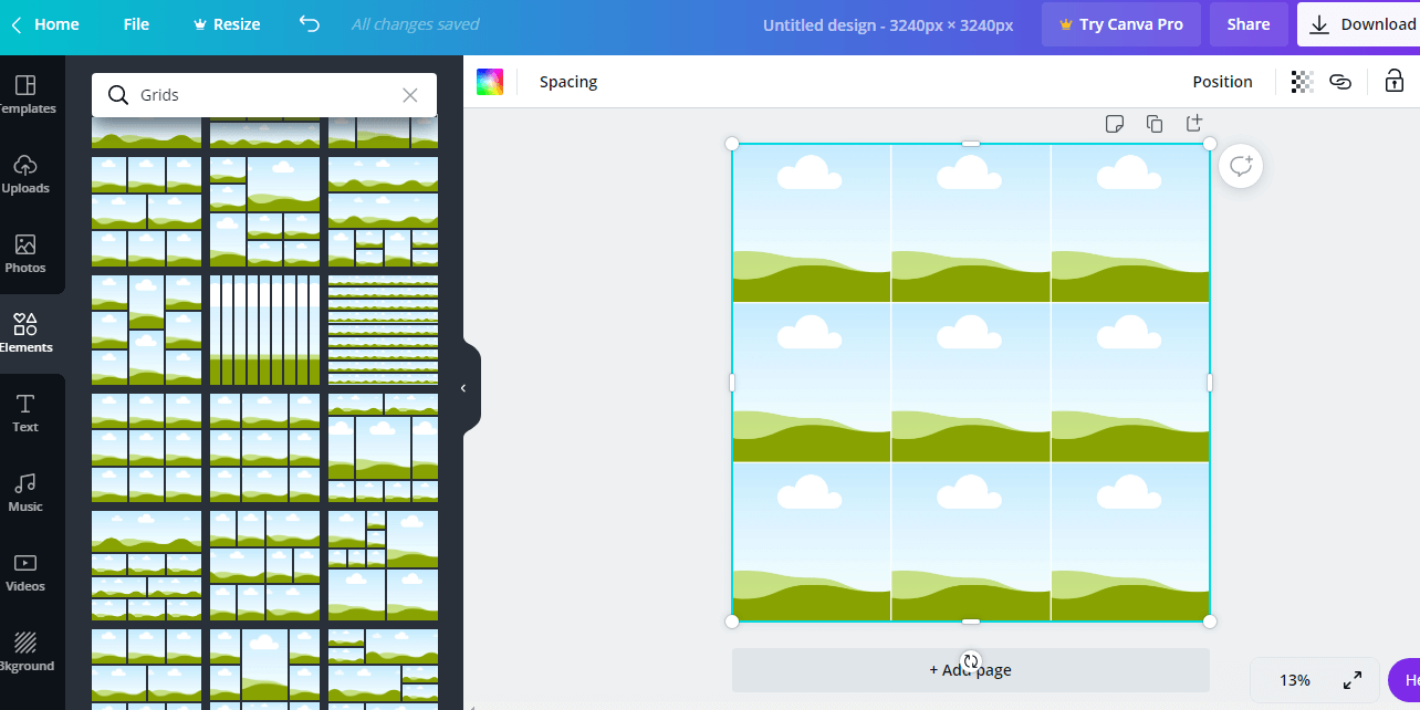 Comment créer un flux de puzzle Instagram avec Canva 