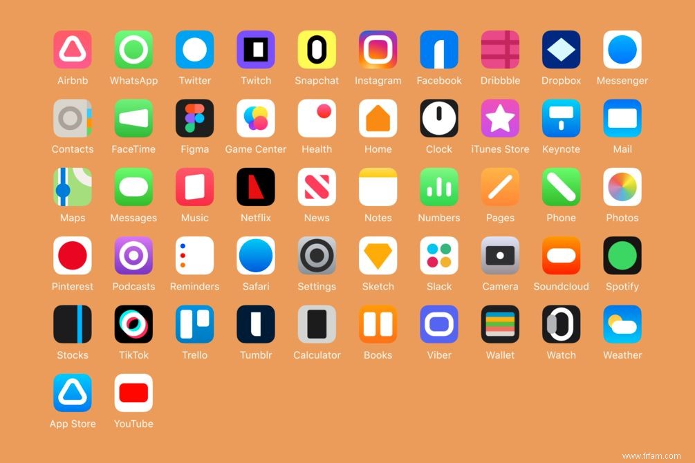 25 packs d icônes d application iPhone impressionnants pour personnaliser votre écran d accueil 