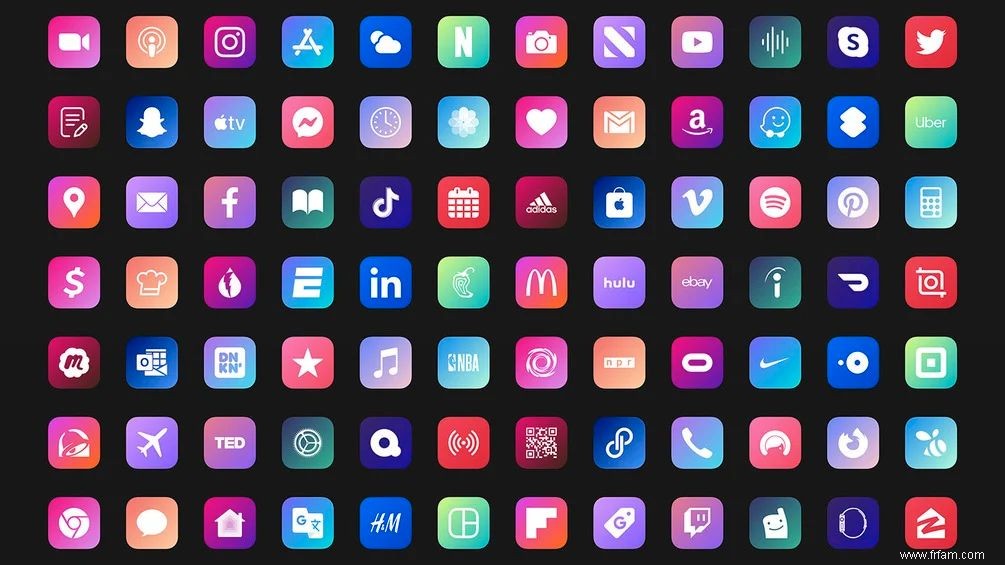 25 packs d icônes d application iPhone impressionnants pour personnaliser votre écran d accueil 