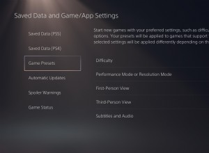Comment choisir les paramètres de jeu par défaut dans tous les jeux PS5 
