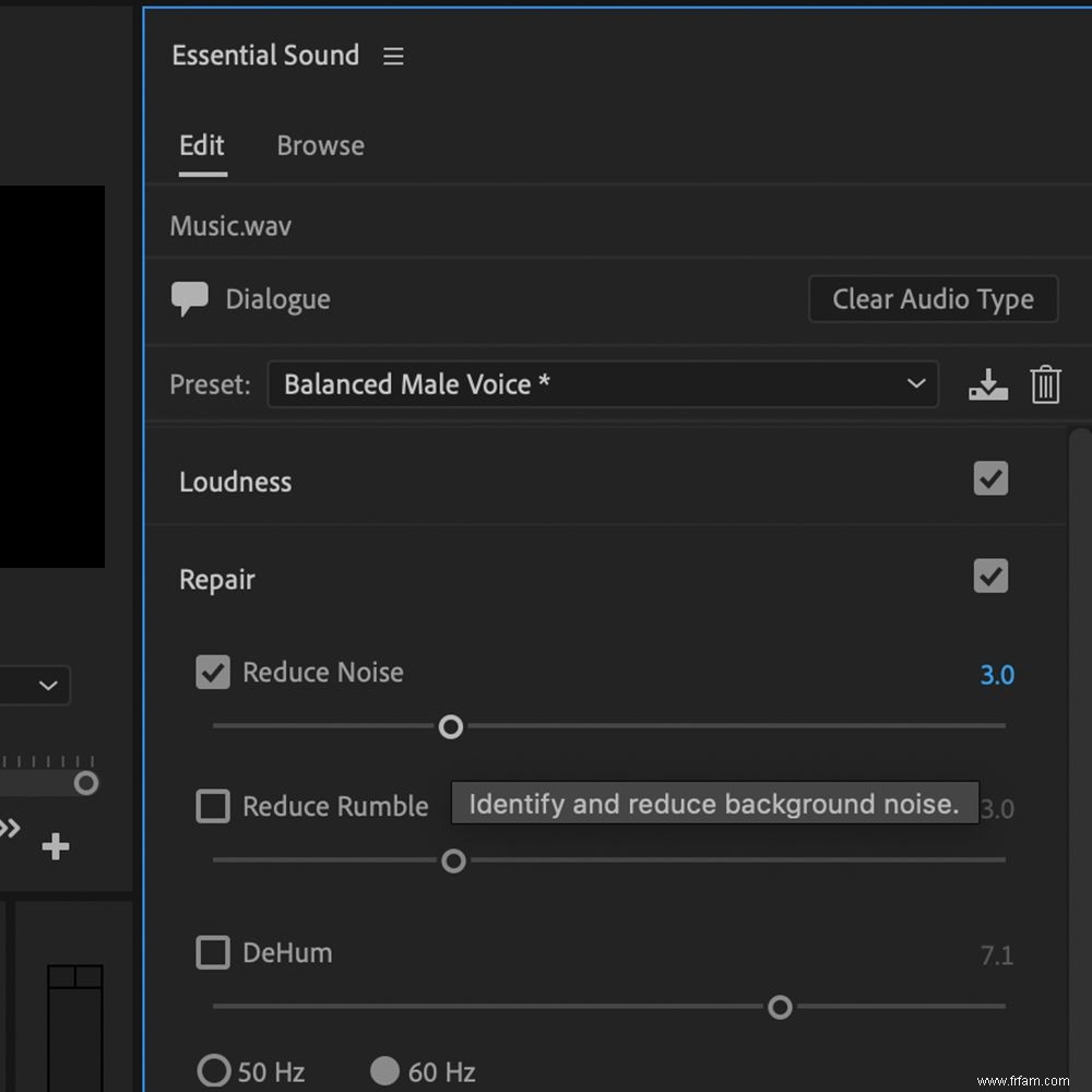 Comment obtenir un meilleur son avec Essential Sound dans Adobe Premiere Pro 