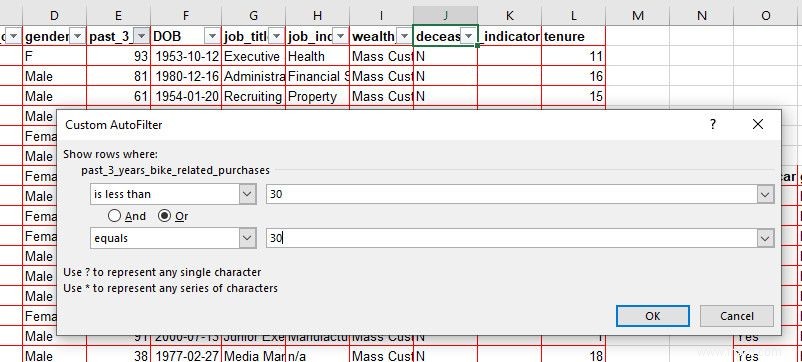 Comment filtrer dans Excel pour afficher les données souhaitées 