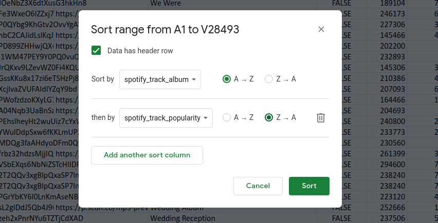 Comment trier les colonnes comme un pro dans Google Sheets 