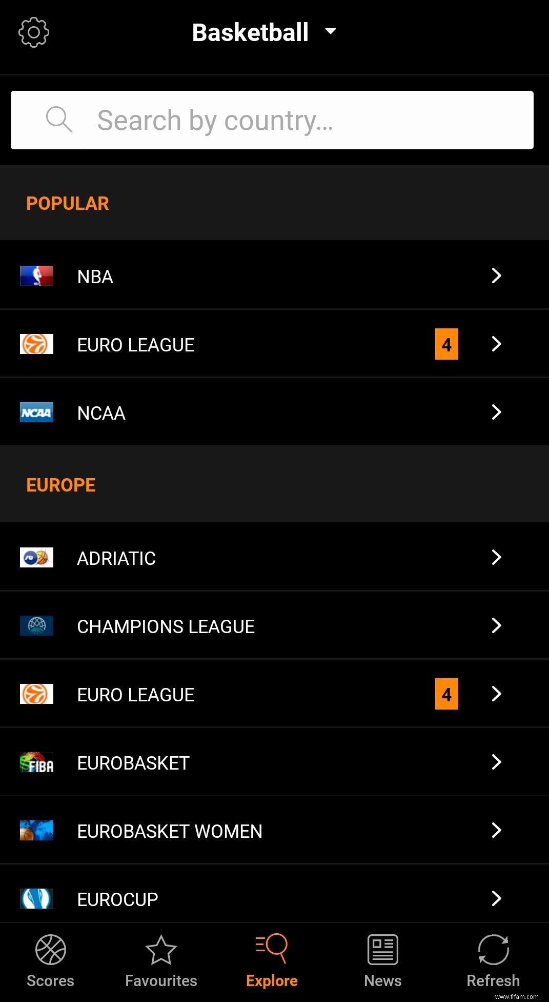 Les 6 meilleures applications de score sportif pour Android 