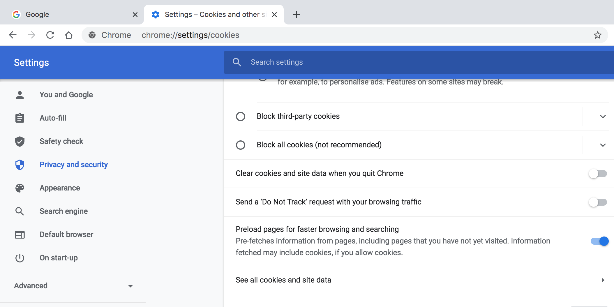 Comment effacer les cookies et le cache dans Chrome 