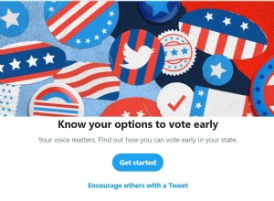 Twitter encourage le vote anticipé aux États-Unis 