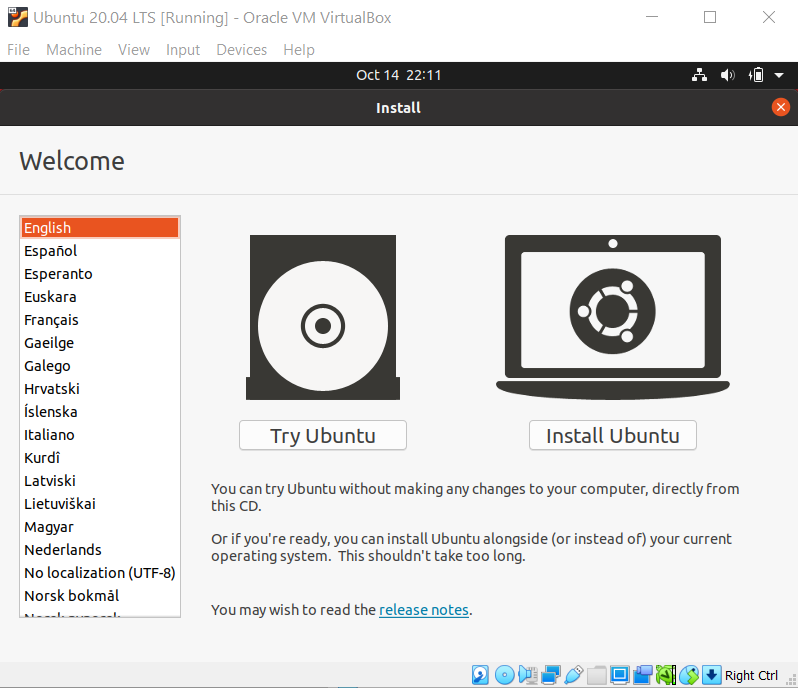 Comment installer Ubuntu sur VirtualBox 