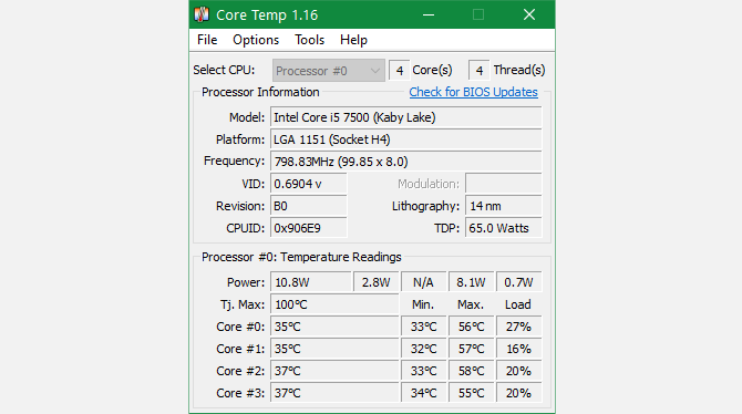 Comment vérifier la température du processeur sur votre PC 