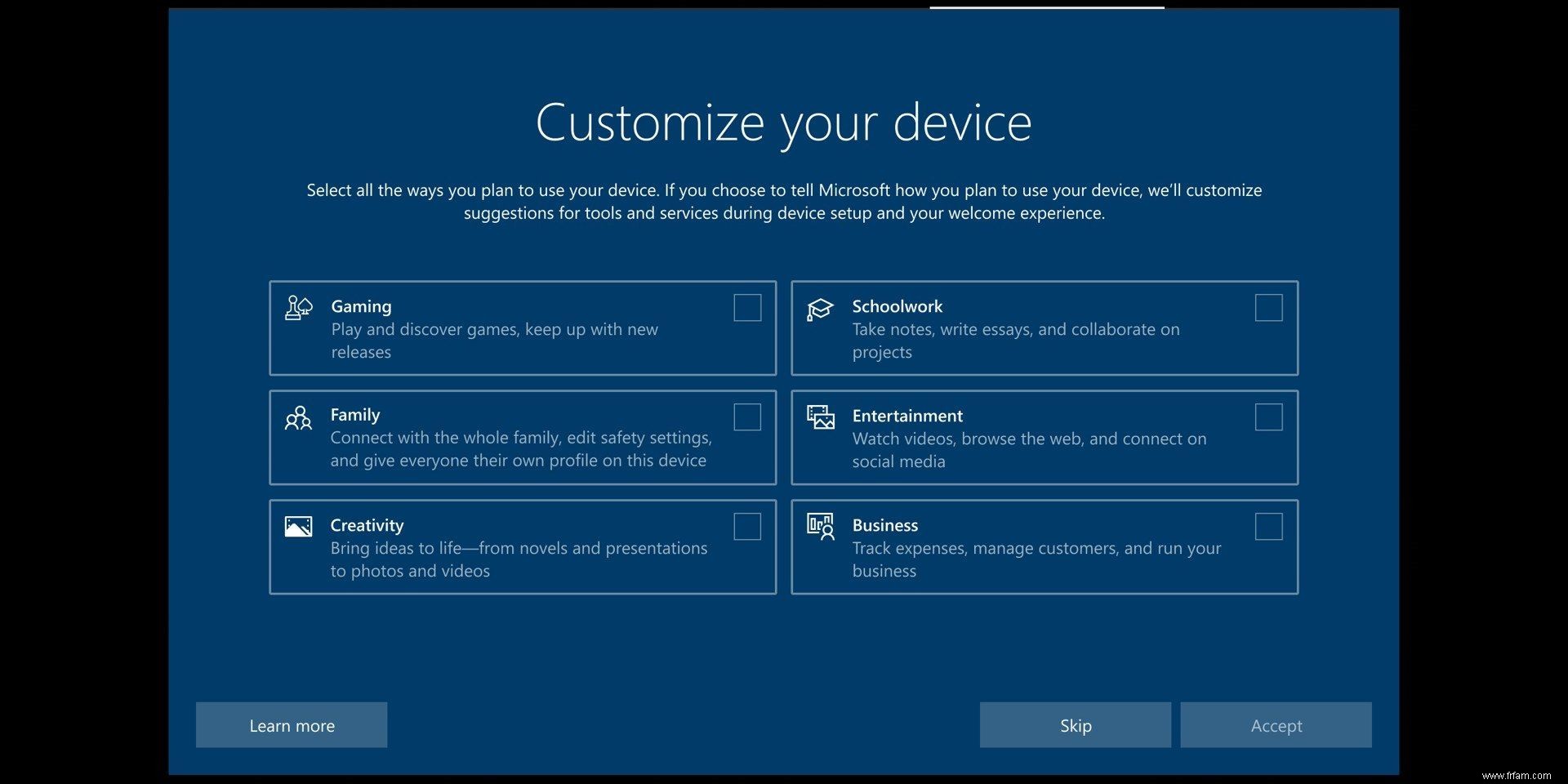 Windows 10 adaptera bientôt sa configuration à vos besoins 