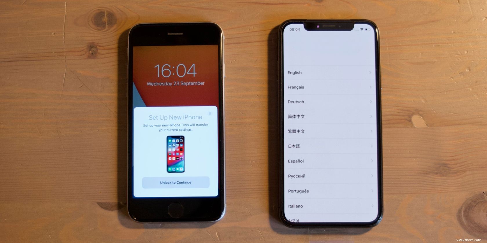 Comment transférer vos données d un ancien iPhone vers un nouvel iPhone 