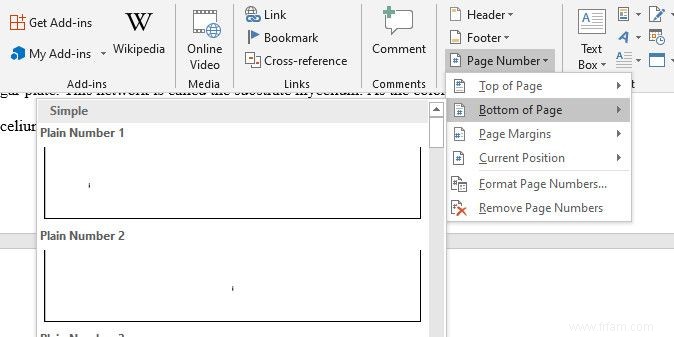 Comment numéroter votre document Microsoft Word 