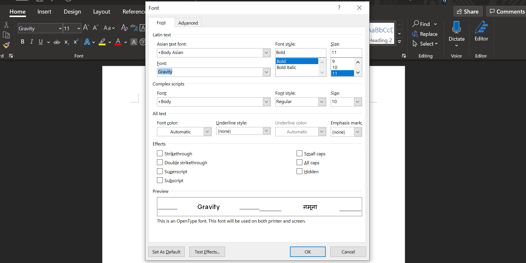 Comment ajouter de nouvelles polices à Microsoft Word 